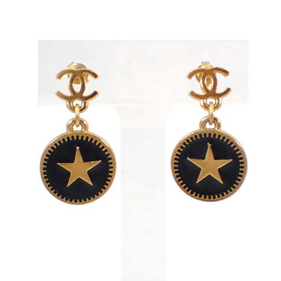 CHANEL Gold Earrings